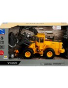 New Ray Buldozer cu lumini sunete si figurina Volvo 1:32