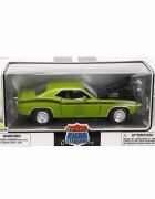 New Ray Masina metalica 1970 Plymouth Cuda Verde 1:25