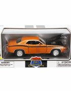 New Ray Masina metalica Plymouth Cuda Portocaliu 1:25