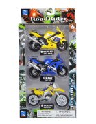 New Ray Set 3 motociclete metalice Suzuki Yamaha Suzuki 1:18
