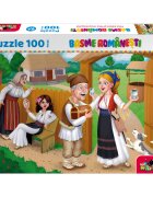 Noriel Puzzle Puzzle 100 piese Noriel Basme Romanesti Fata babei si fata mosneagului