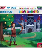 Noriel Puzzle Puzzle 100 piese Noriel Basme Romanesti Praslea cel voinic si merele de aur