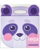 Ooly Caiet desen portabil Panda mov