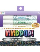 Ooly Carioci cu vopsea Vivid Pop 8 culori metalic