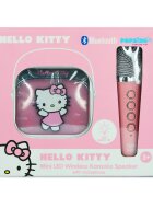 OTL Set karaoke cu boxa microfon wireless si lumini LED Hello Kitty PopSing