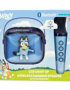OTL Set karaoke cu boxa si microfon wireless si lumini LED Bluey