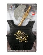 Paladin Set pentru cavaler topor si armura cu lumini si sunete