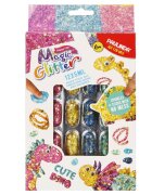 Paulinda Set de creatie cu sclipici Magic Glitter Cute Dino 12 x 5 ml