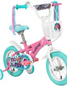 Paw Patrol Bicicleta cu roti ajutatoare si cos Skye 12 inch