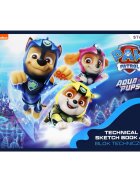 Paw Patrol Bloc desen tehnic Starpak A4