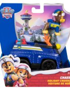 Paw Patrol Masina cu figurina Chase Holiday Cruiser 20153731