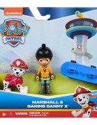 Paw Patrol Set figurina si 2 animalute Marshall si Daring Danny X 20148171