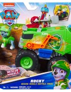 Paw Patrol Vehicul cu figurina Rocky Rescue Wheels Recycle Truck 6069331