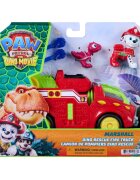 Paw Patrol Vehicul de salvare cu figurina Dino Rescue Fire Truck Marshall 6075757