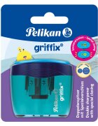 Pelikan Ascutitoare dubla Griffix Albastru