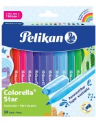 Pelikan Set 24 carioci cu sablon inclus Colorella Star C302