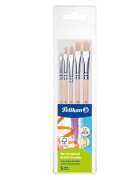 Pelikan Set 5 pensule cu varf lat Starter Seria 613F