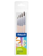Pelikan Set 5 pensule cu varf rotund Starter Seria 24