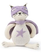 Picca Loulou Jucarie de plus din bumbac organic Super-pisica Cathy 25 cm