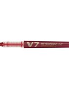 Pilot Pix cu varf Roller V7 Hi-Tecpoint reincarcabil Rosu 0.7 mm