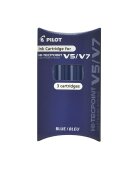 Pilot Rezerva roller reincarcabila V5/V7 Hi-Tecoint albastru 3 bucati/set