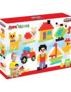 PILSAN Set de joaca cutie cu blocuri de construit Click Blocks 224 piese