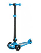 PILSAN Trotineta pliabila cu 3 roti si lumini Power Scooter Albastru