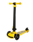 PILSAN Trotineta pliabila cu 3 roti si lumini Power Scooter Galben