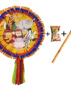 PinaStar Pinata cu bat si confetti Animale