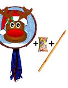 PinaStar Pinata cu bat si confetti Renul