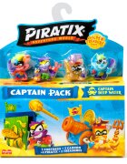 Piratix Set 4 figurine Golden Treasure Captain Deep Water