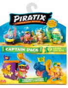 Piratix Set 4 figurine Golden Treasure Captain King Roar
