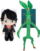 Play by Play Set 2 jucarii de plus Harry Potter cu pelerina satinata 30 cm si Picket 32 cm
