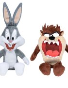 Play by Play Set 2 jucarii din plus Bugs Bunny 18 cm si Diavolul Tasmanian 16 cm