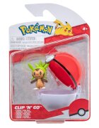 Pokemon Figurina in bila Clip N Go S2 - Chespin si Poke Ball