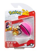 Pokemon Figurina in bila Clip N Go S2 Dedenne si Love Ball