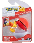 Pokemon Figurina in bila Clip N Go S2 Fennekin si Poke Ball