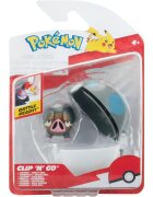 Pokemon Figurina in bila Clip N Go S2 Lechonk si Heavy Ball