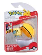 Pokemon Figurina in bila Clip N Go S2 Mareep si Level Ball