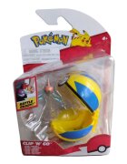 Pokemon Figurina in bila Clip N Go S2 Rotom si Quick Ball