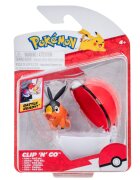 Pokemon Figurina in bila Clip N Go S2 Tepig si Poke Ball