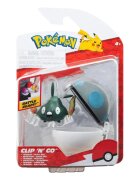 Pokemon Figurina in bila Clip N Go S2 Trubbish si Poke Ball