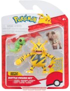 Pokemon Set 3 figurine de actiune Caterpie Electabuzz si Rockruff