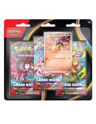 Pokemon Set 3 pachete carti de joc TCG Mega Evolution Chaos Rising