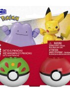 Pokemon Set de constructie Mega Pikachu si Ditto JCT43
