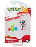 Pokemon Set figurine articulate Battle Roselia si Pawniard