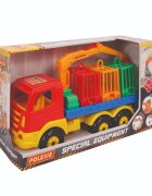 POLESIE Camion de transport animale 46 cm