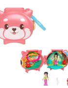 Polly Pocket Mini gentuta in forma de animalut cu accesorii Red Panda HKV49