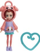 Polly Pocket Papusa cu hanorac animalut HKW01