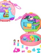 Polly Pocket Set de joaca cu 2 papusi si 12 accesorii Adventure Moped HWN98